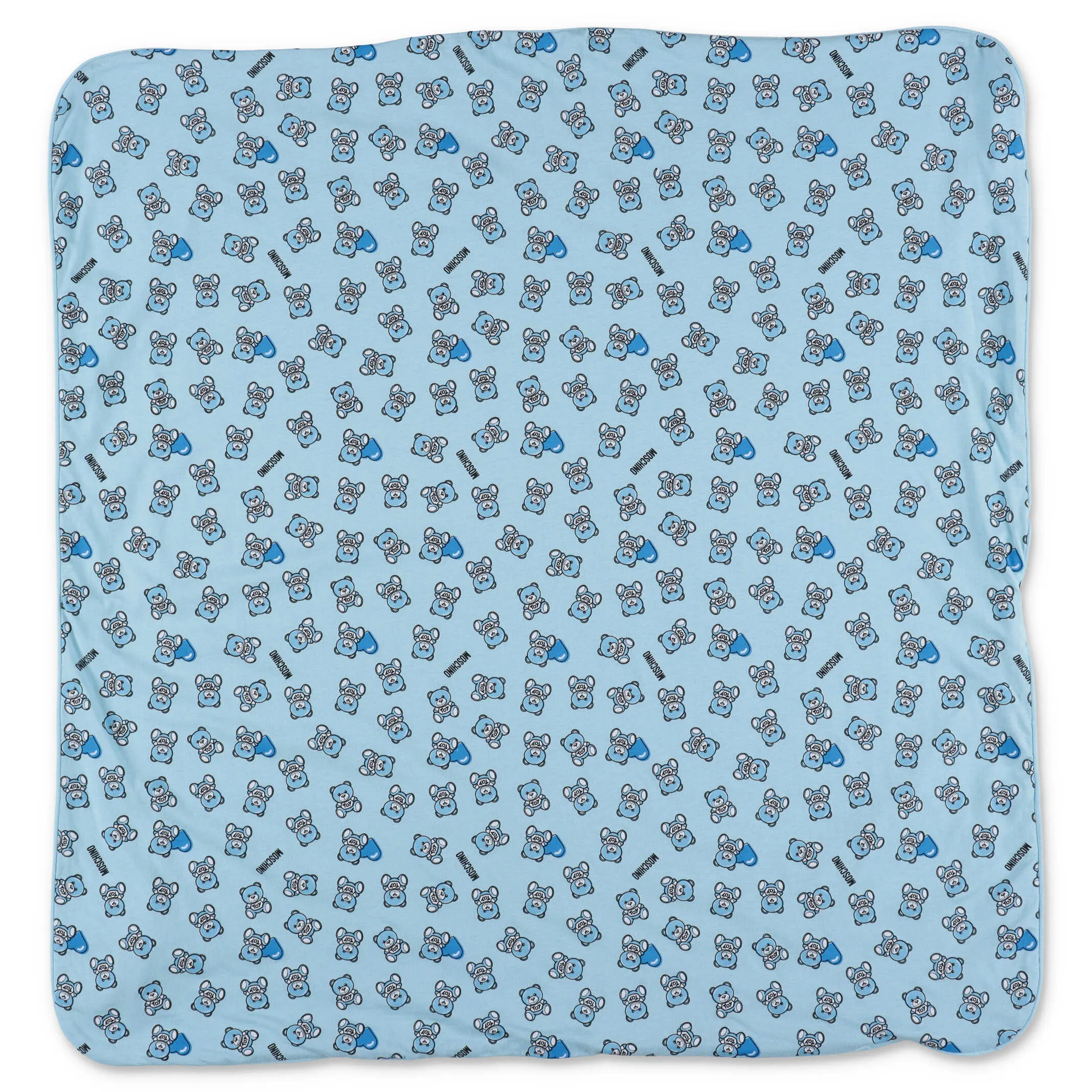 Moschino Kids Teddy Bear Printed Blanket