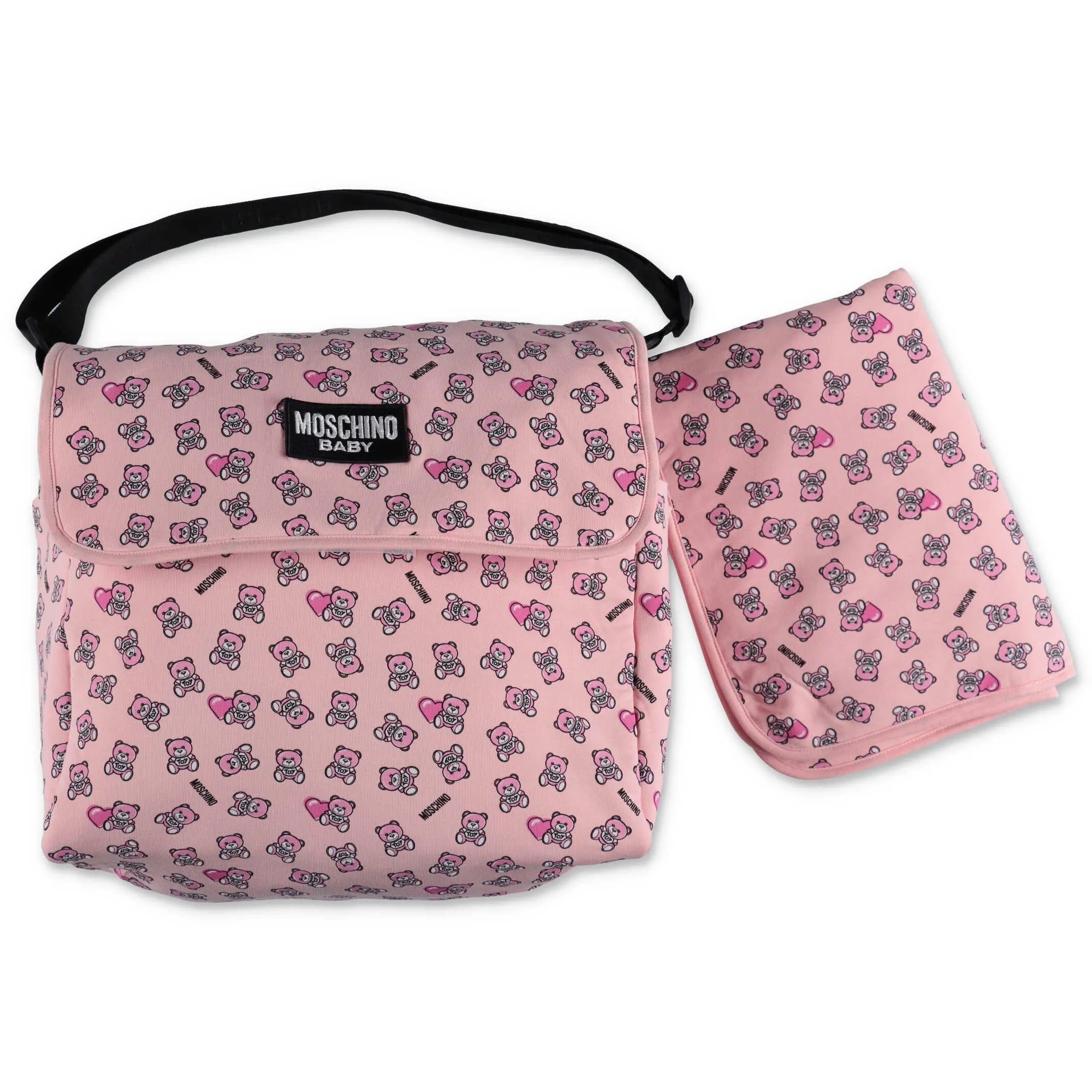 Moschino Kids Teddy Bear Printed Changing Bag
