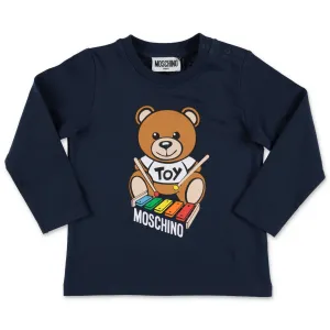 Moschino Kids Teddy Bear Printed Long Sleeve T-Shirt