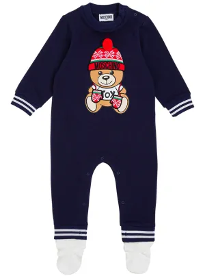 Moschino Kids Teddy Bear Printed Onesie