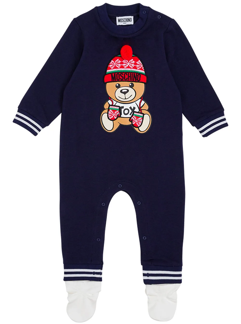 Moschino Kids Teddy Bear Printed Onesie