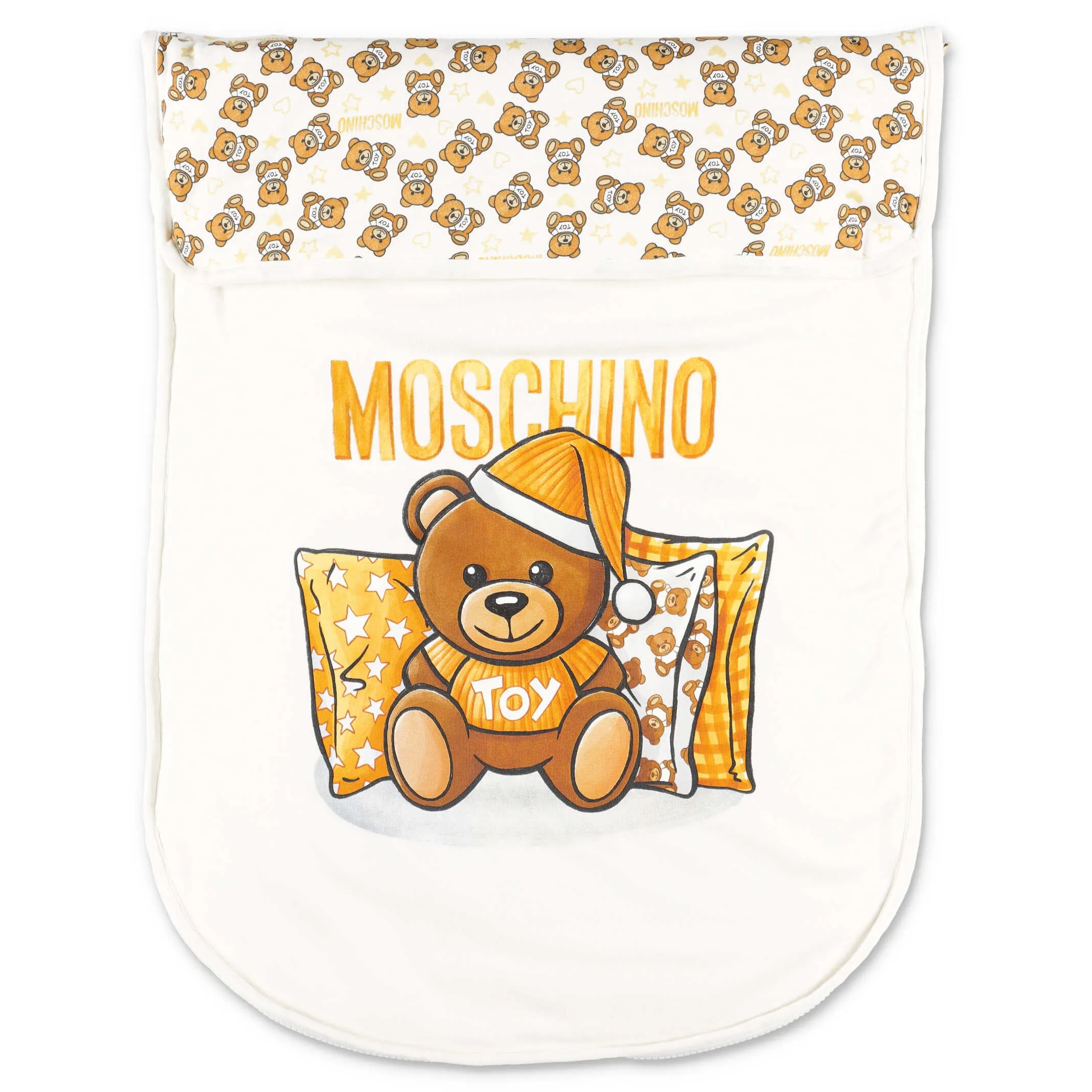 Moschino Kids Teddy Bear Printed Sleeping Bag
