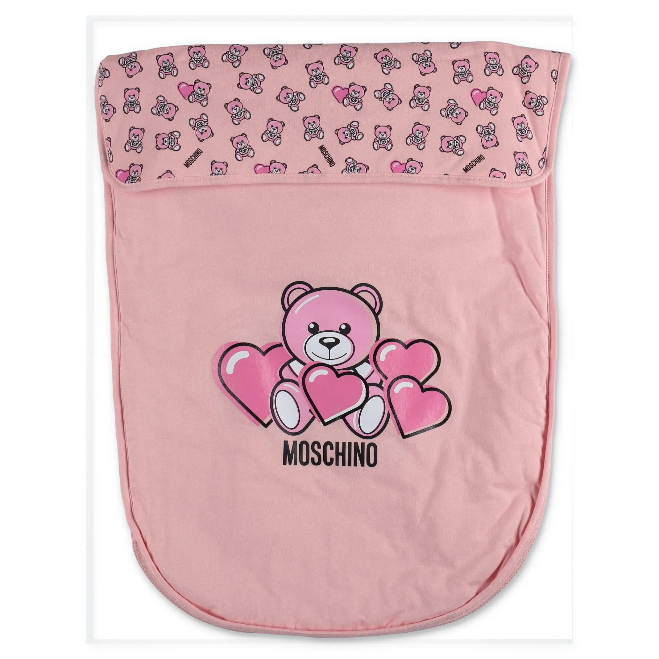 Moschino Kids Teddy Bear Printed Sleeping Bag