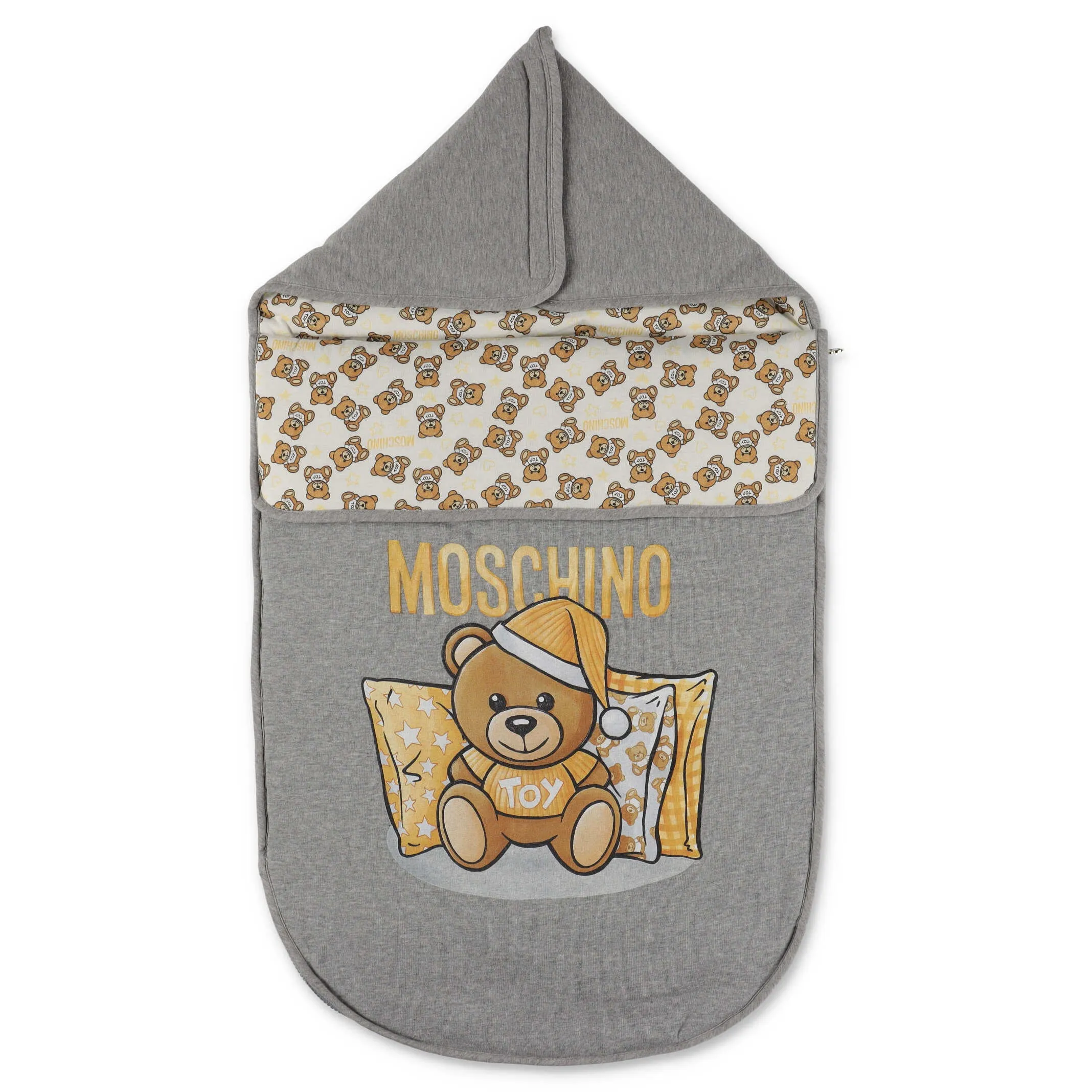 Moschino Kids Teddy Bear Printed Sleeping Bag