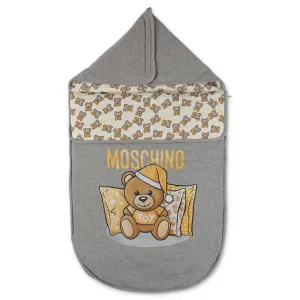 Moschino Kids Teddy Bear Printed Sleeping Bag
