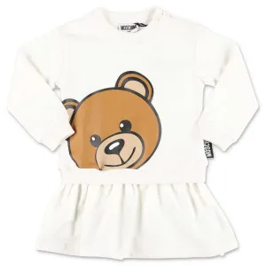 Moschino Kids Teddy Bear Printed Sweatshirt Dress