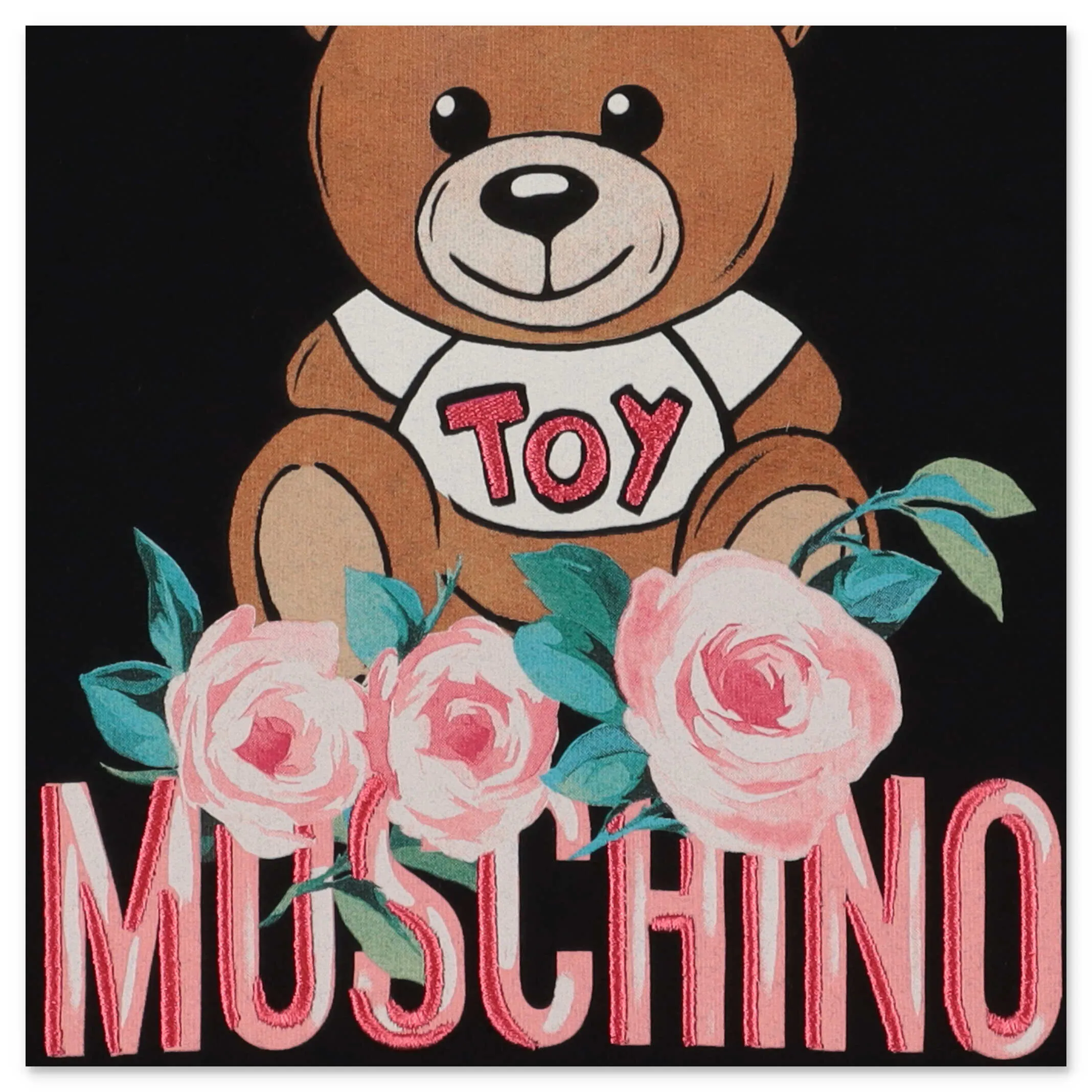 Moschino Kids Teddy Bear Printed Sweatshirt Dress