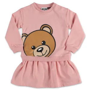 Moschino Kids Teddy Bear Printed Sweatshirt Dress