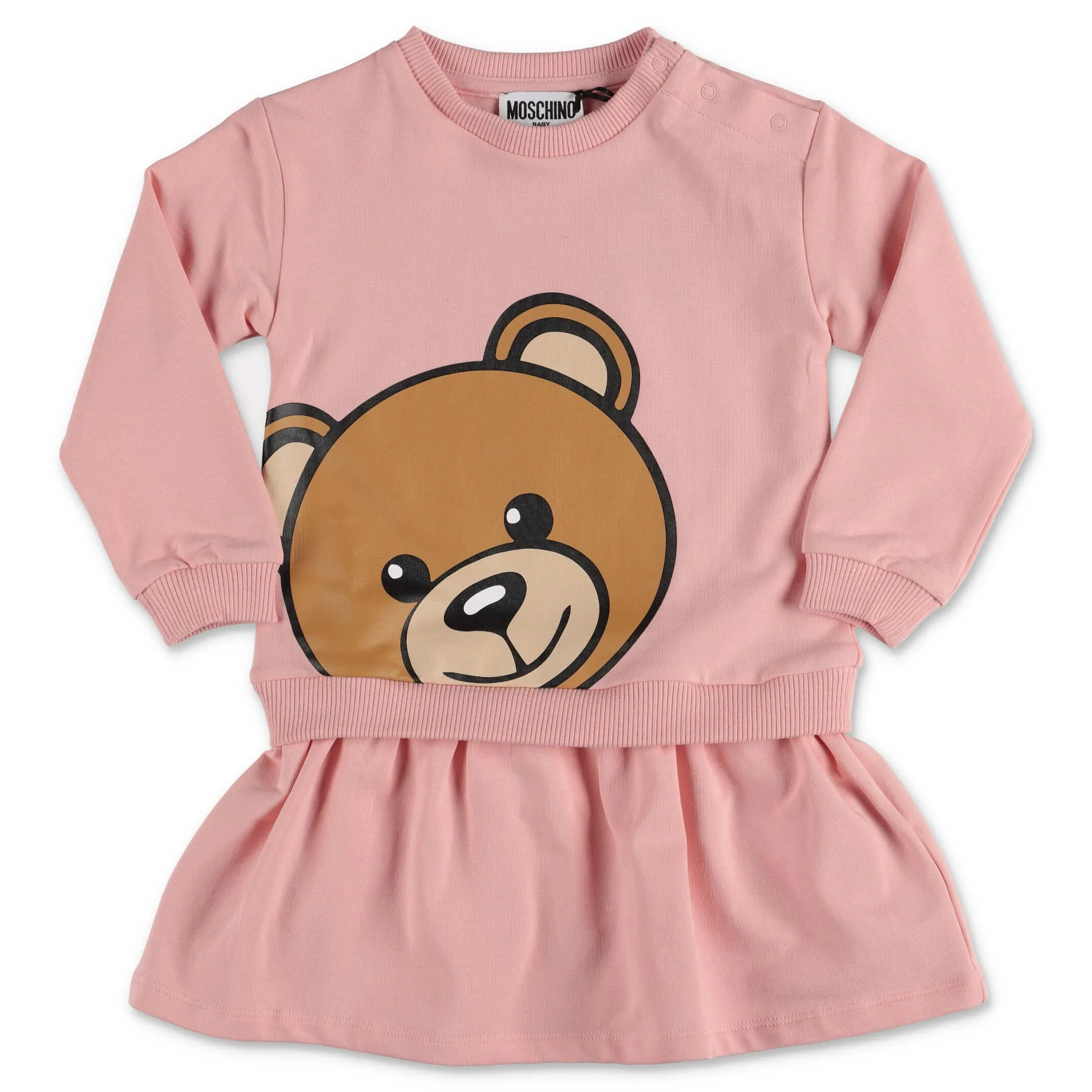 Moschino Kids Teddy Bear Printed Sweatshirt Dress
