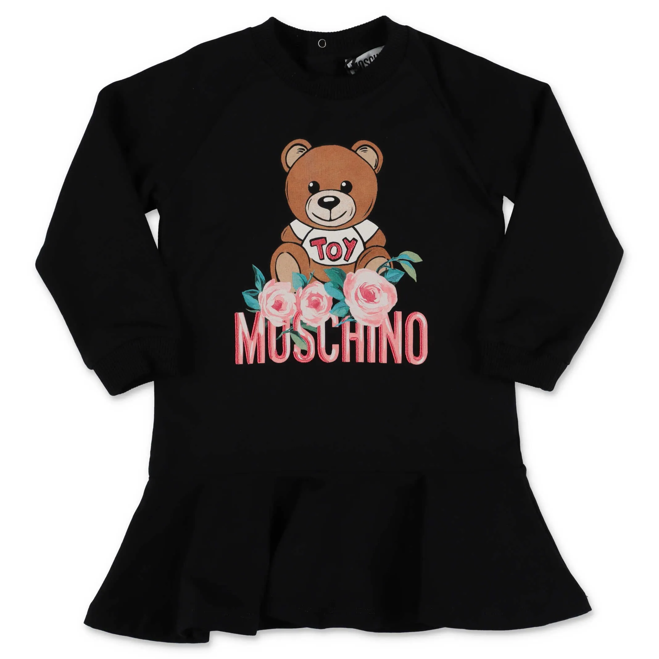 Moschino Kids Teddy Bear Printed Sweatshirt Dress