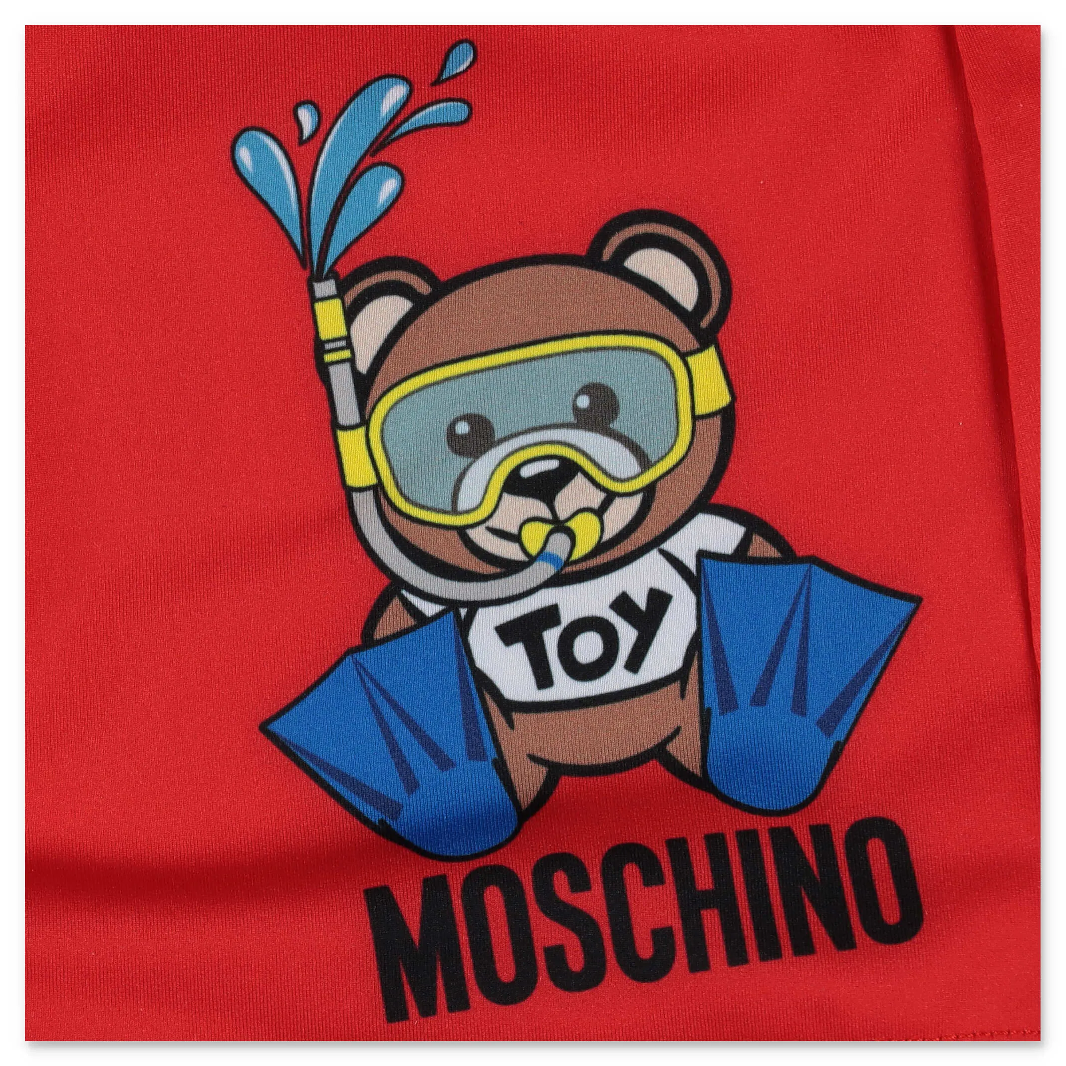 Moschino Kids Teddy Bear Printed Swim Shorts