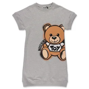 Moschino Kids Teddy Bear Printed T-Shirt Dress
