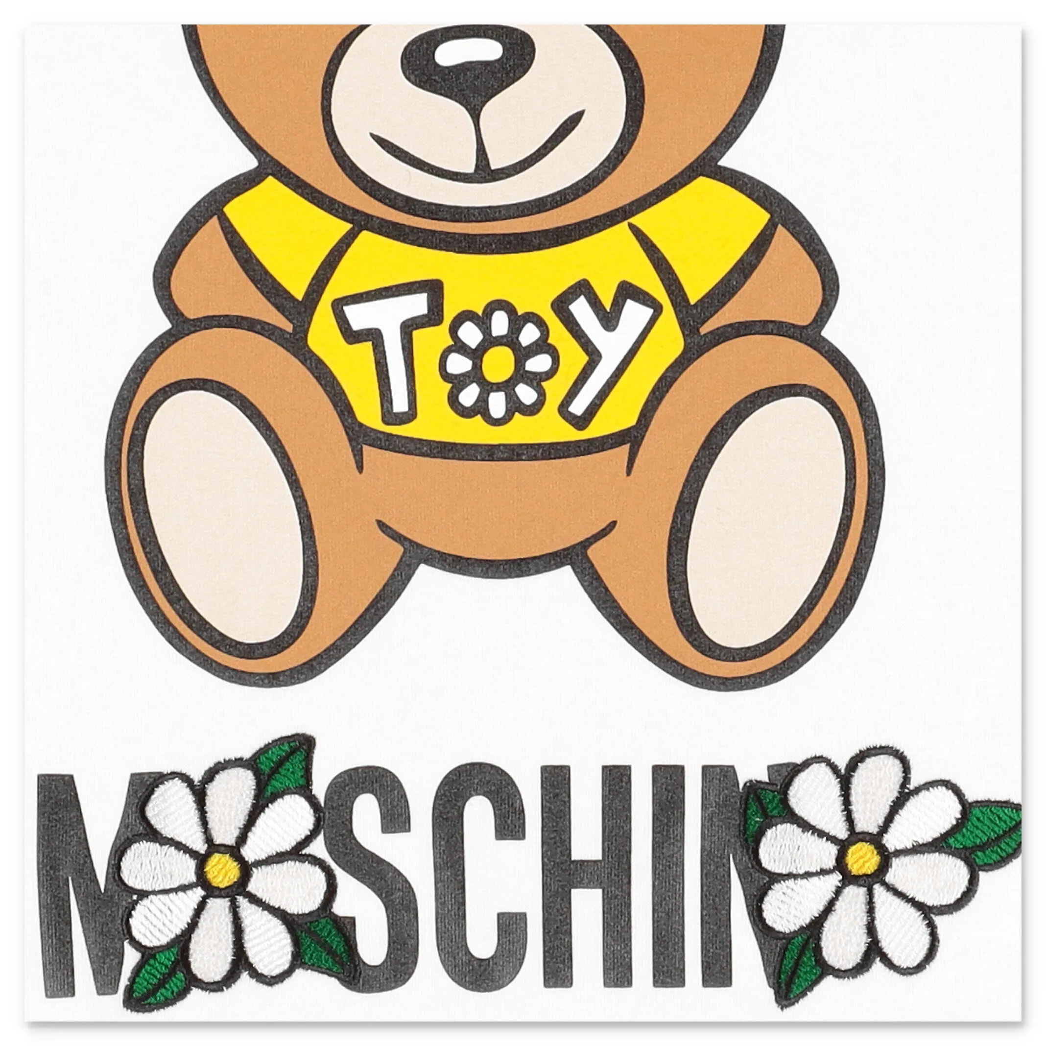 Moschino Kids Teddy Bear Printed T-Shirt Dress