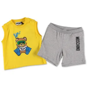 Moschino Kids Teddy Bear Printed Two-Piece Set