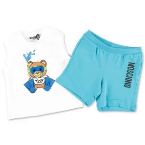 Moschino Kids Teddy Bear Printed Two-Piece Set