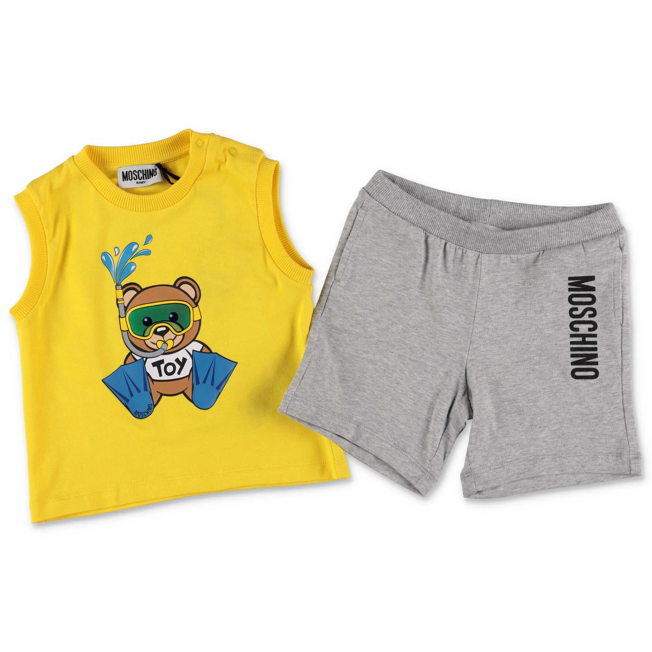 Moschino Kids Teddy Bear Printed Two-Piece Set
