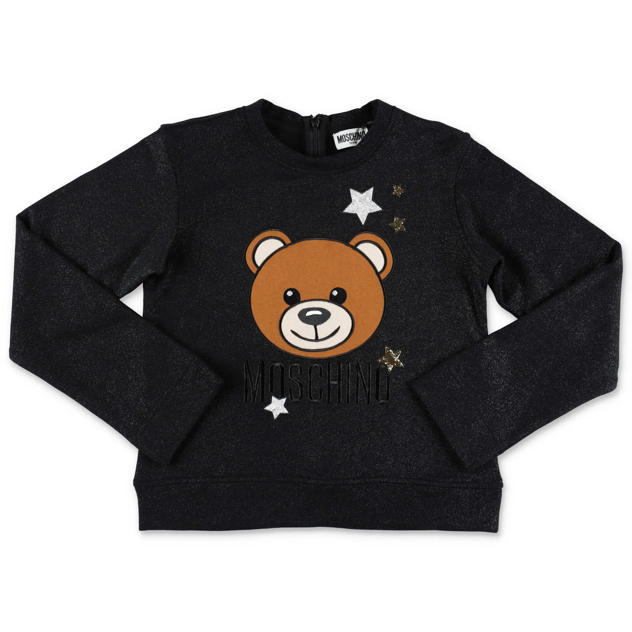 Moschino Kids Teddy Logo Embroidered T-Shirt