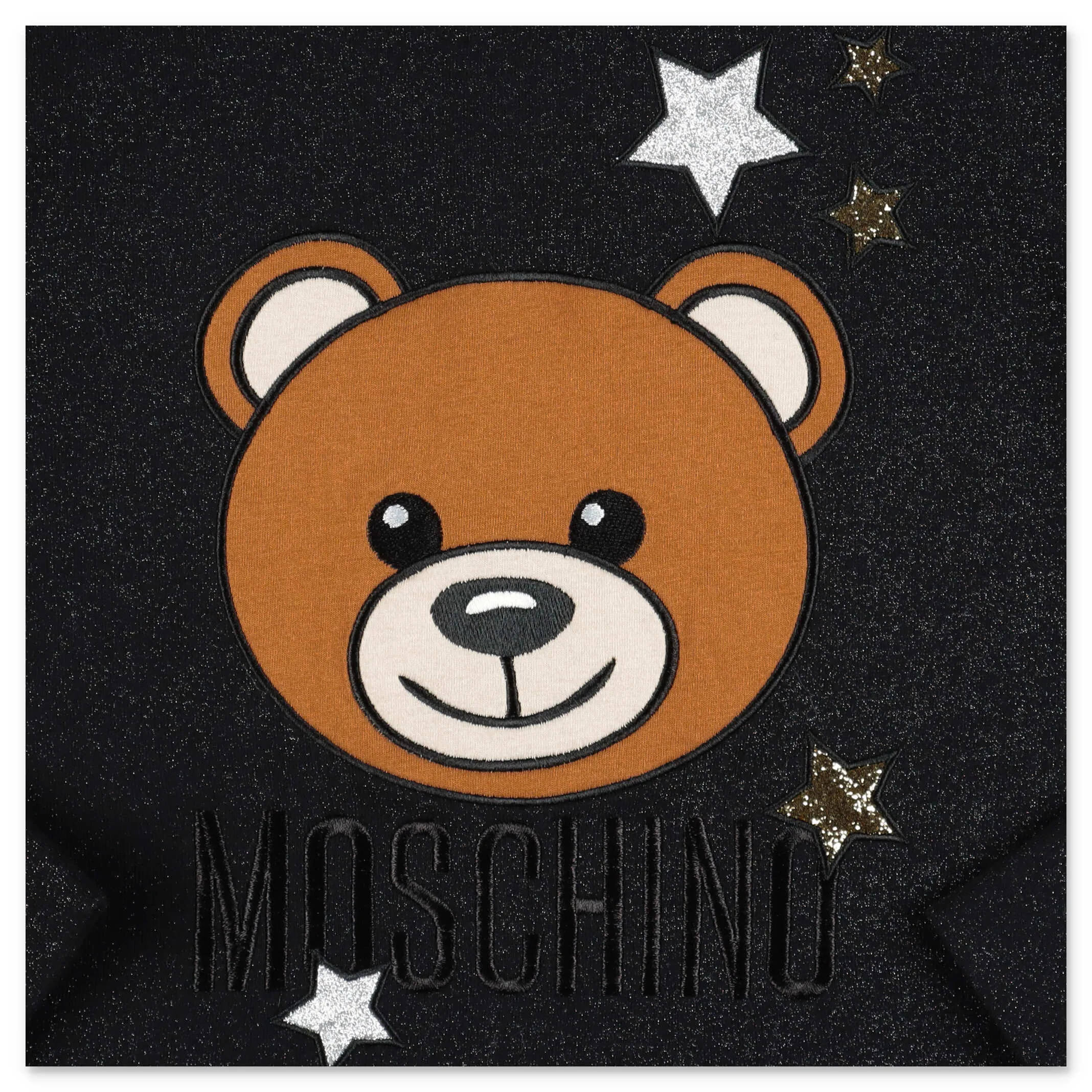 Moschino Kids Teddy Logo Embroidered T-Shirt