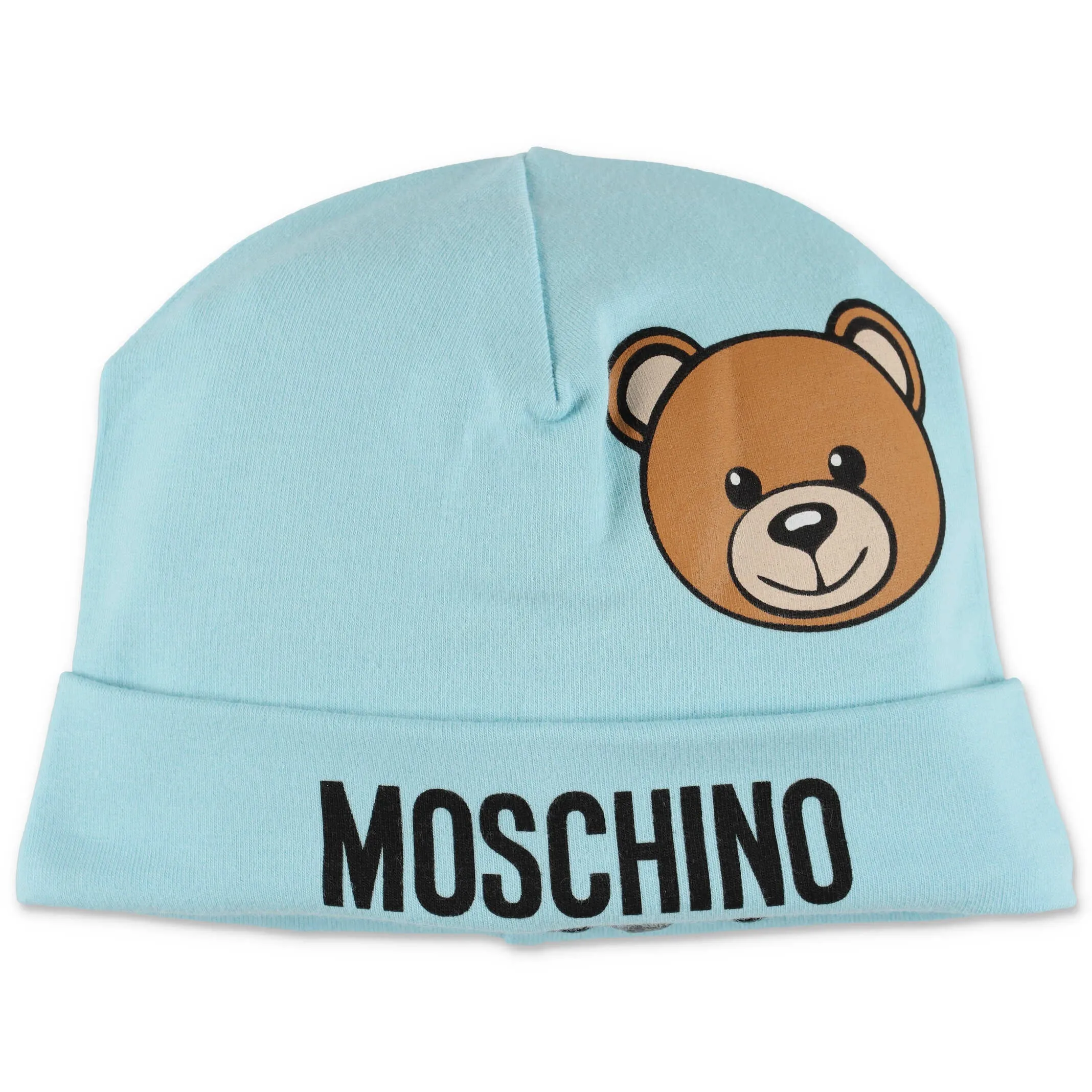 Moschino Kids Teddy Logo Print Beanie