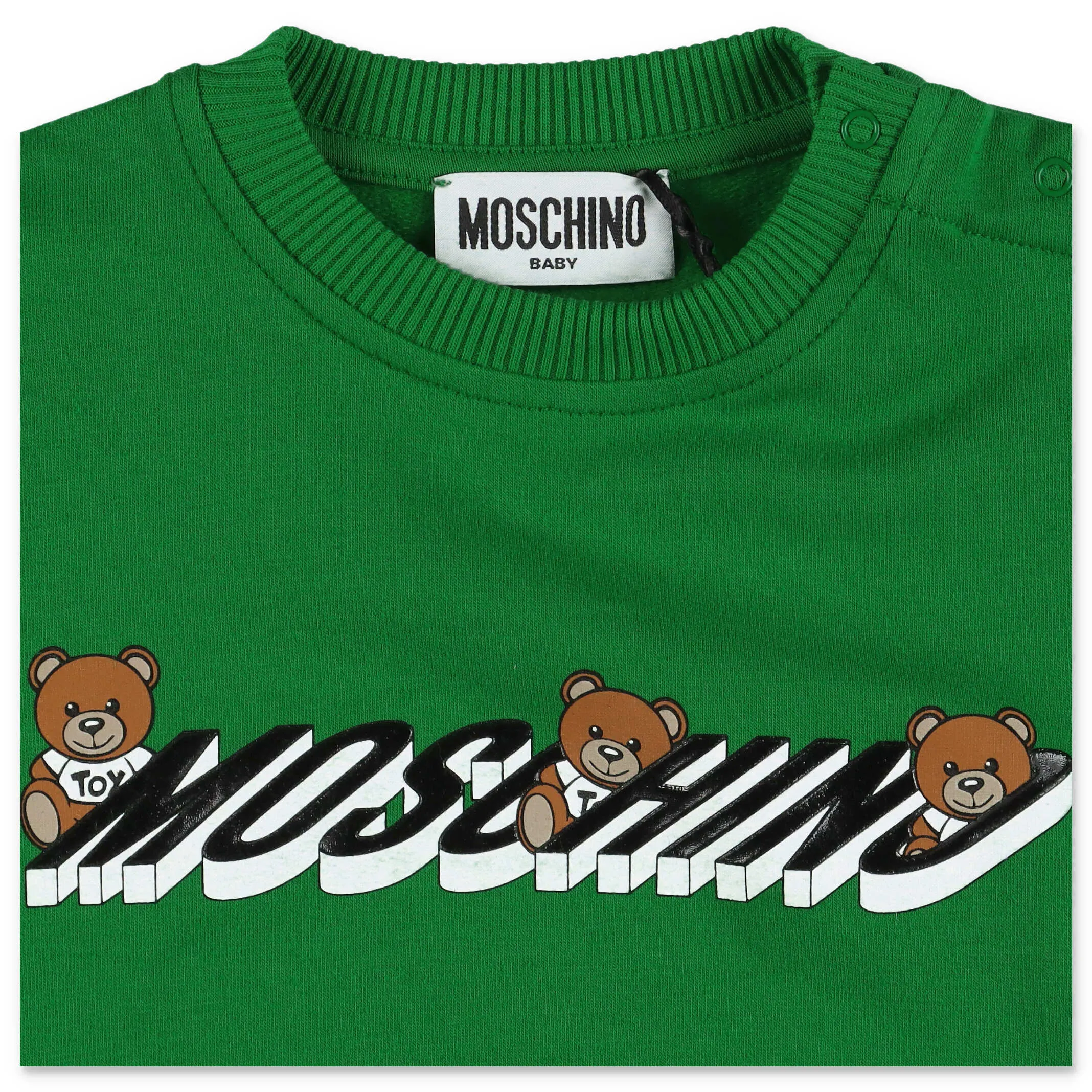 Moschino Kids Teddy Logo Printed Sweatshirt