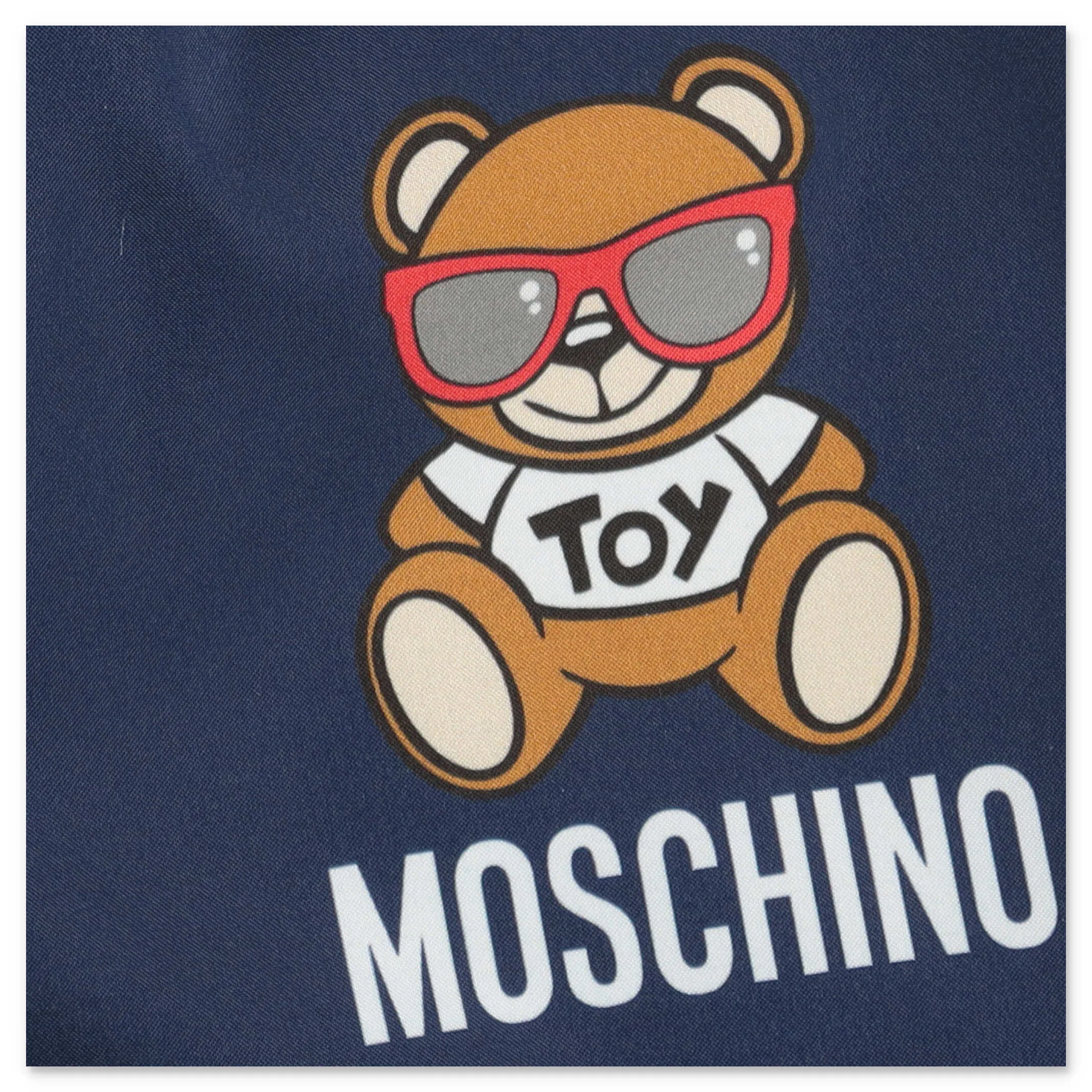 Moschino Kids Teddy Logo Printed Swim Shorts