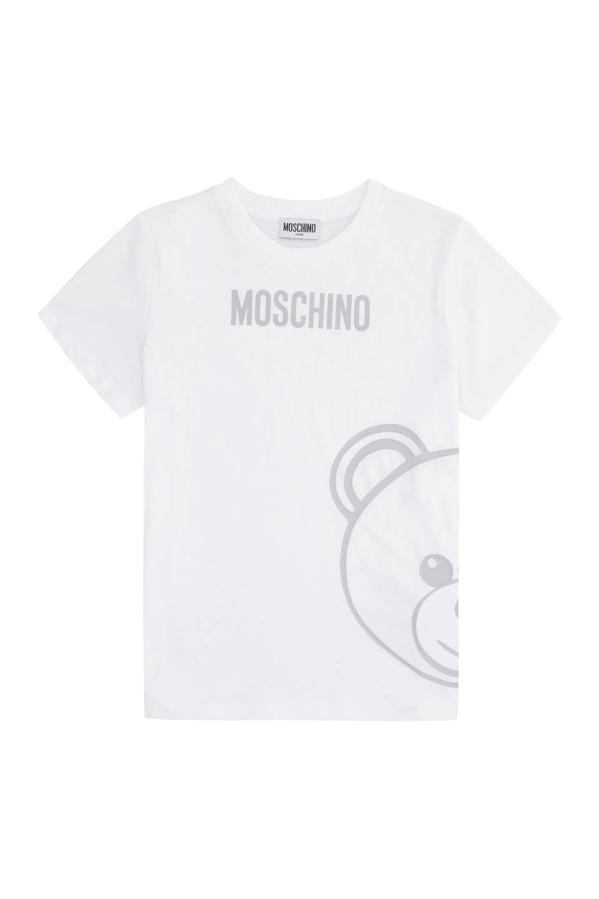 Moschino Kids Teddy Print Crewneck T-Shirt