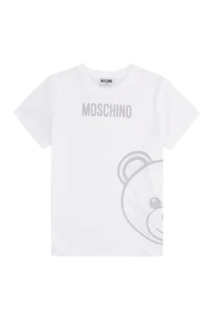 Moschino Kids Teddy Print Crewneck T-Shirt