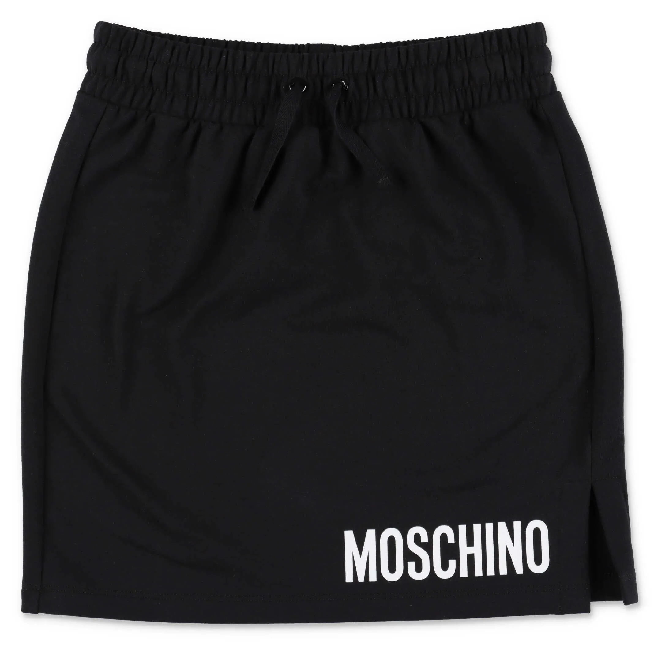 Moshino Kids Logo Print Drawstring Skirt