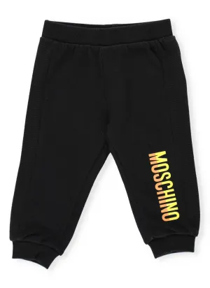 Moshino Kids Logo Print Track Pants