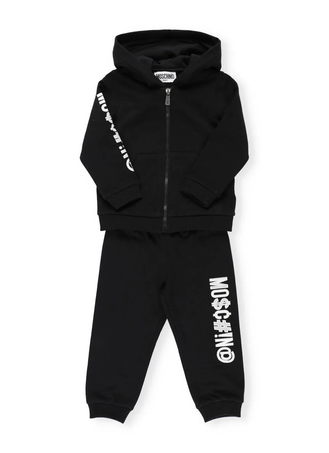 Moshino Kids Logo Print Two-Piece Tracksuit