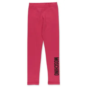 Moshino Kids Logo Printed Leggings
