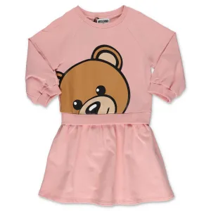 Moshino Kids Teddy Bear Printed Sweatshirt Dress