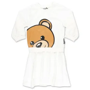 Moshino Kids Teddy Bear Printed Sweatshirt Dress