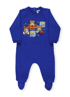 Moshino Kids Toy Bear Print Onesie