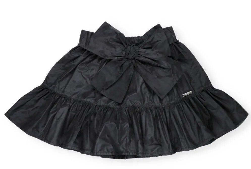 MSGM Kids Bow Detail Gathered Skirt