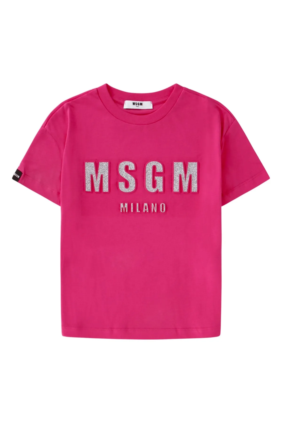 MSGM Kids Embellished Logo T-Shirt
