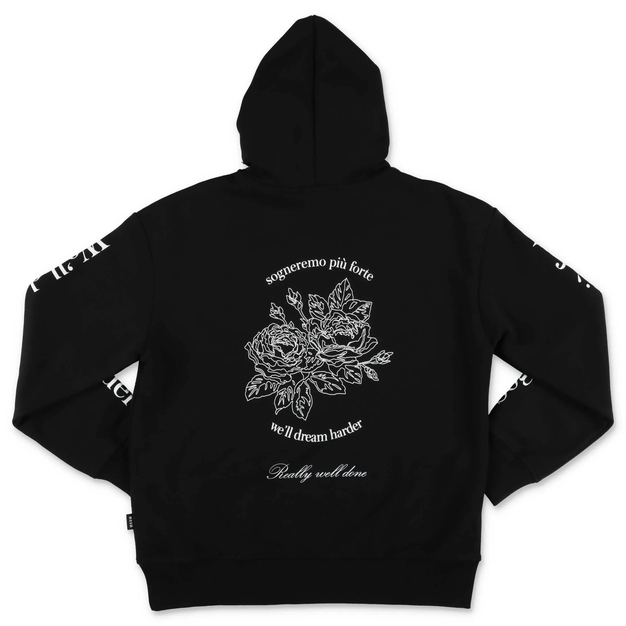 MSGM Kids Graphic Logo Printed Hoodie