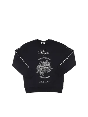 MSGM Kids Graphic Logo Printed Sweatshirt