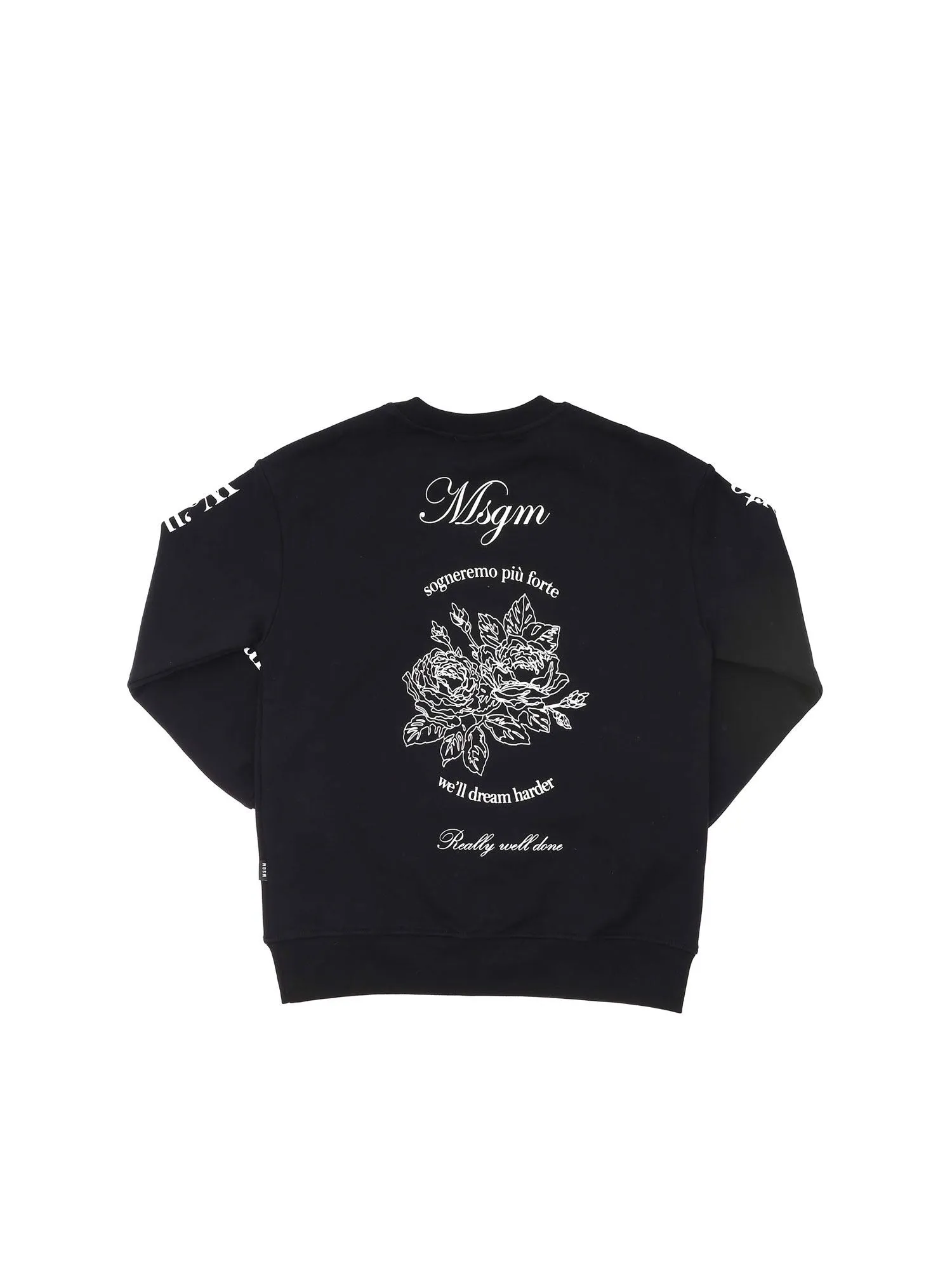 MSGM Kids Graphic Logo Printed Sweatshirt