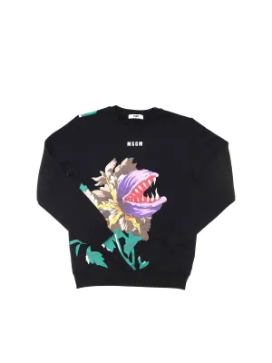 MSGM Kids Graphic Printed Sweatshirt