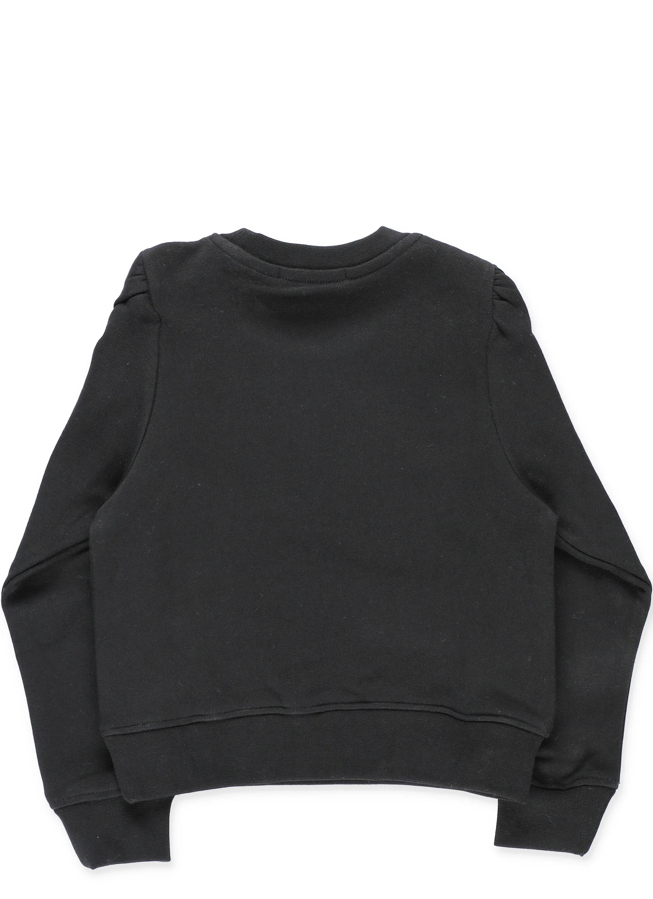 MSGM Kids Logo Detailed Crewneck Sweatshirt
