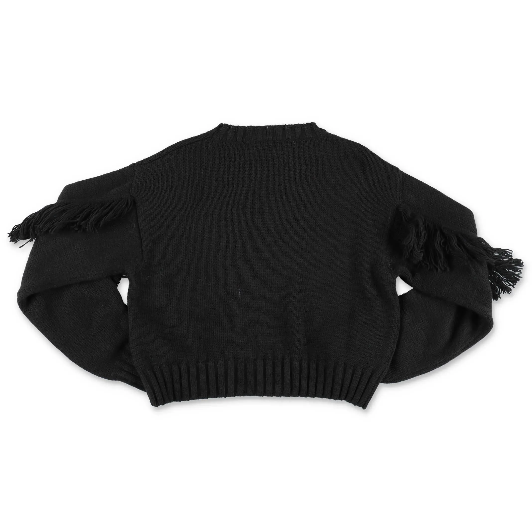 MSGM Kids Logo Embroidered Crewneck Jumper