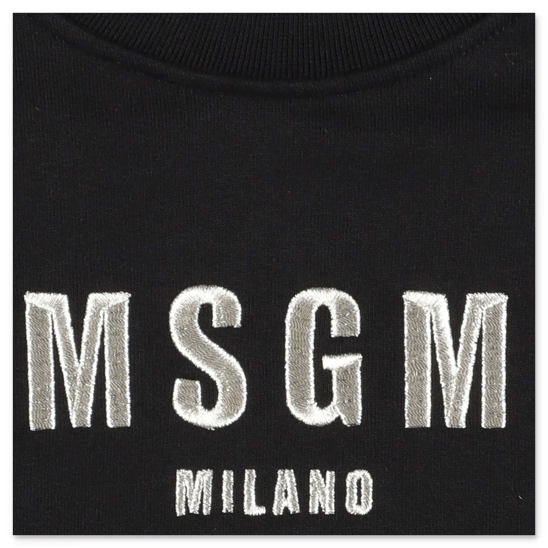 MSGM Kids Logo Embroidered Sweatshirt