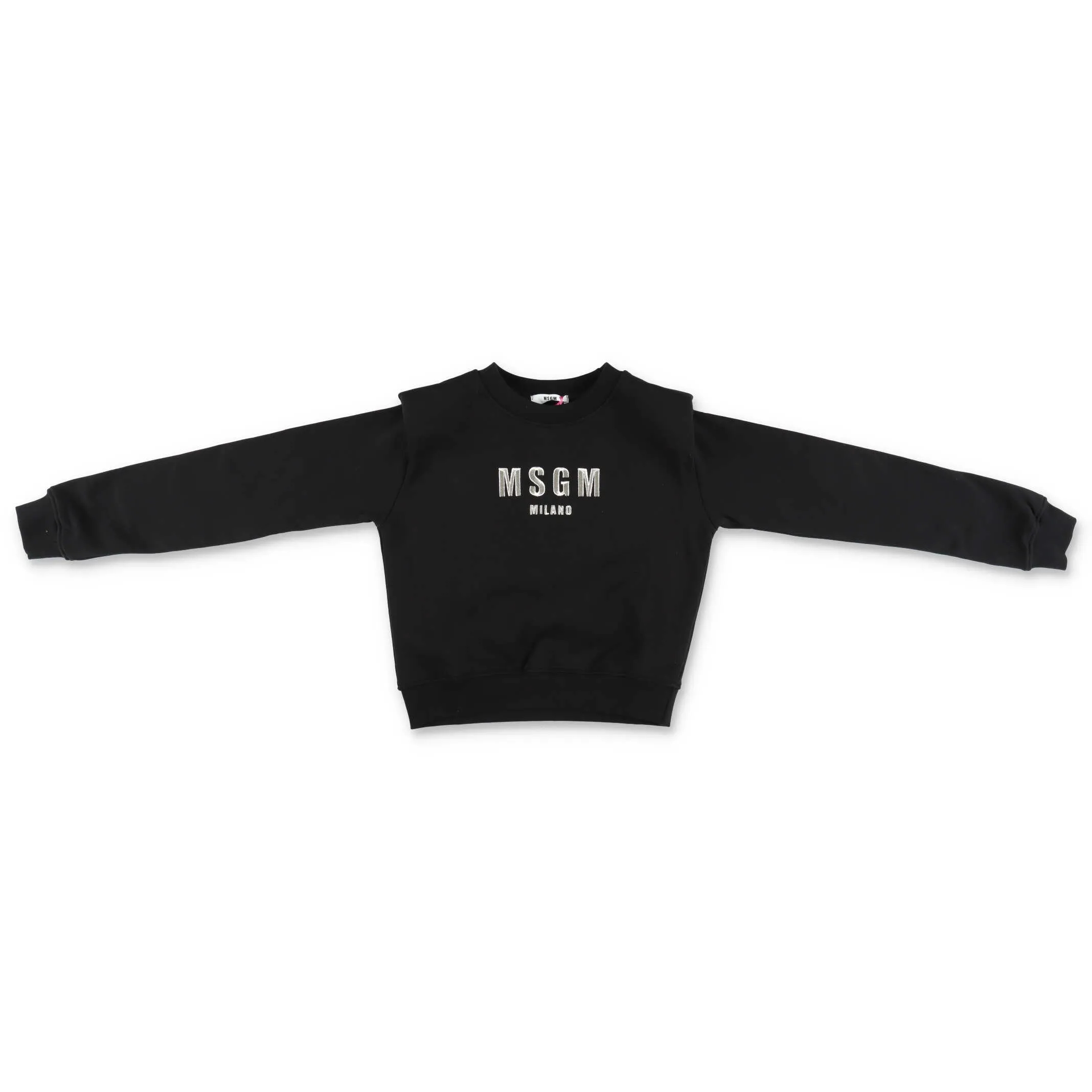MSGM Kids Logo Embroidered Sweatshirt