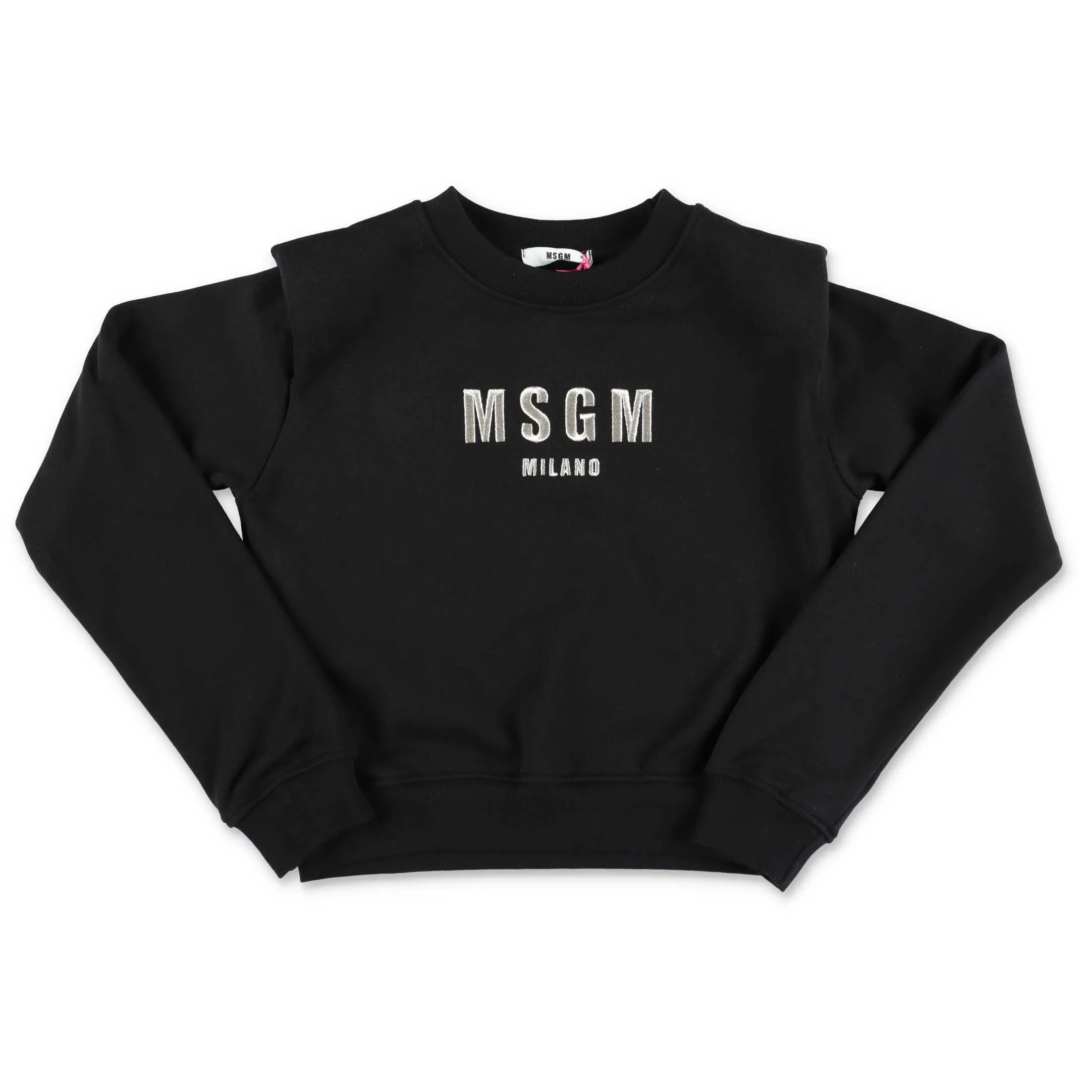MSGM Kids Logo Embroidered Sweatshirt