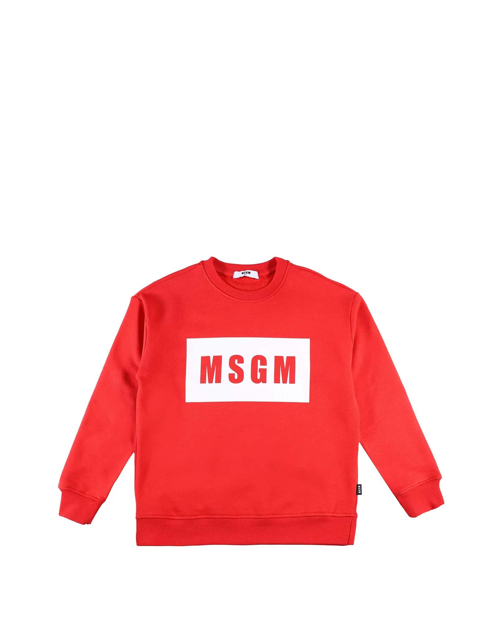 MSGM Kids Logo Print Crewneck Sweatshirt