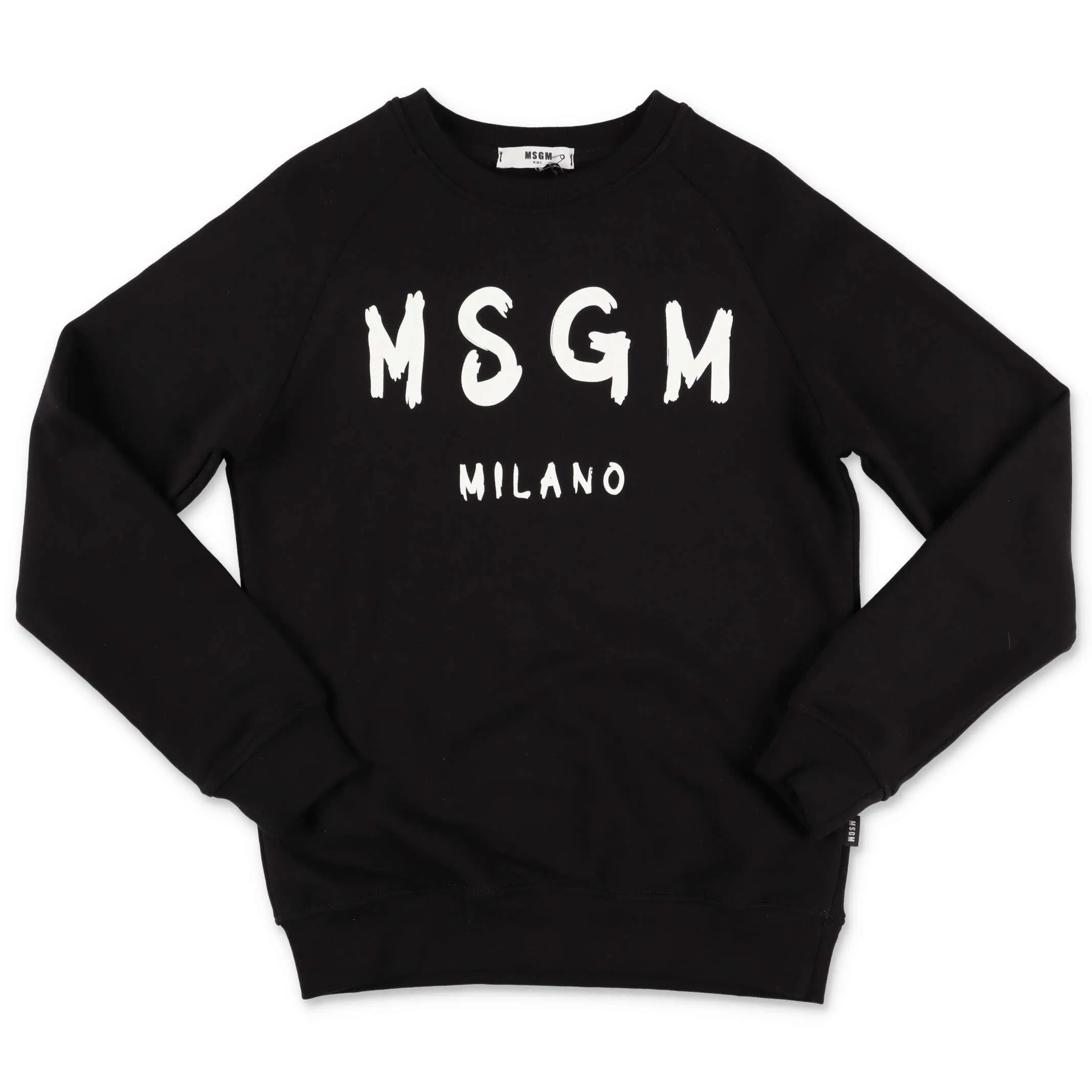 MSGM Kids Logo Print Crewneck Sweatshirt