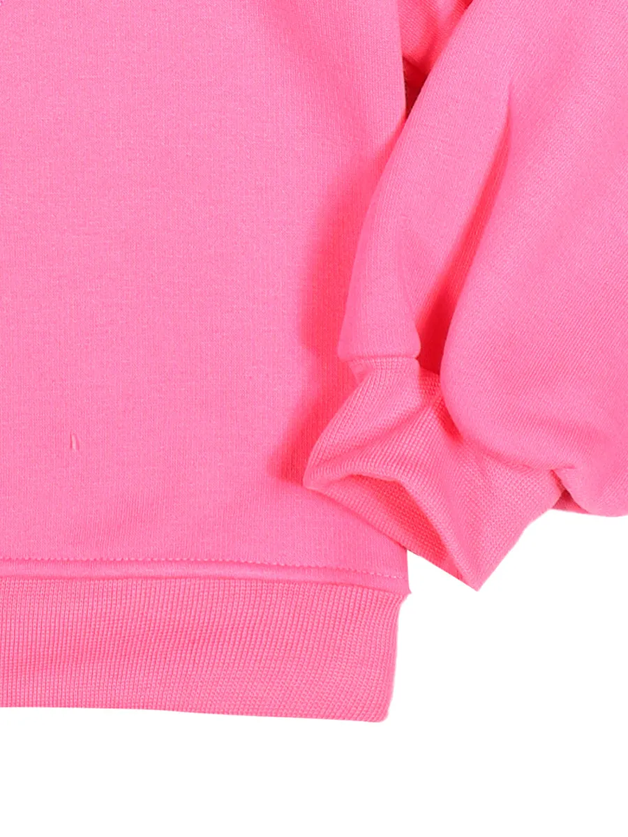 MSGM Kids Logo Print Crewneck Sweatshirt