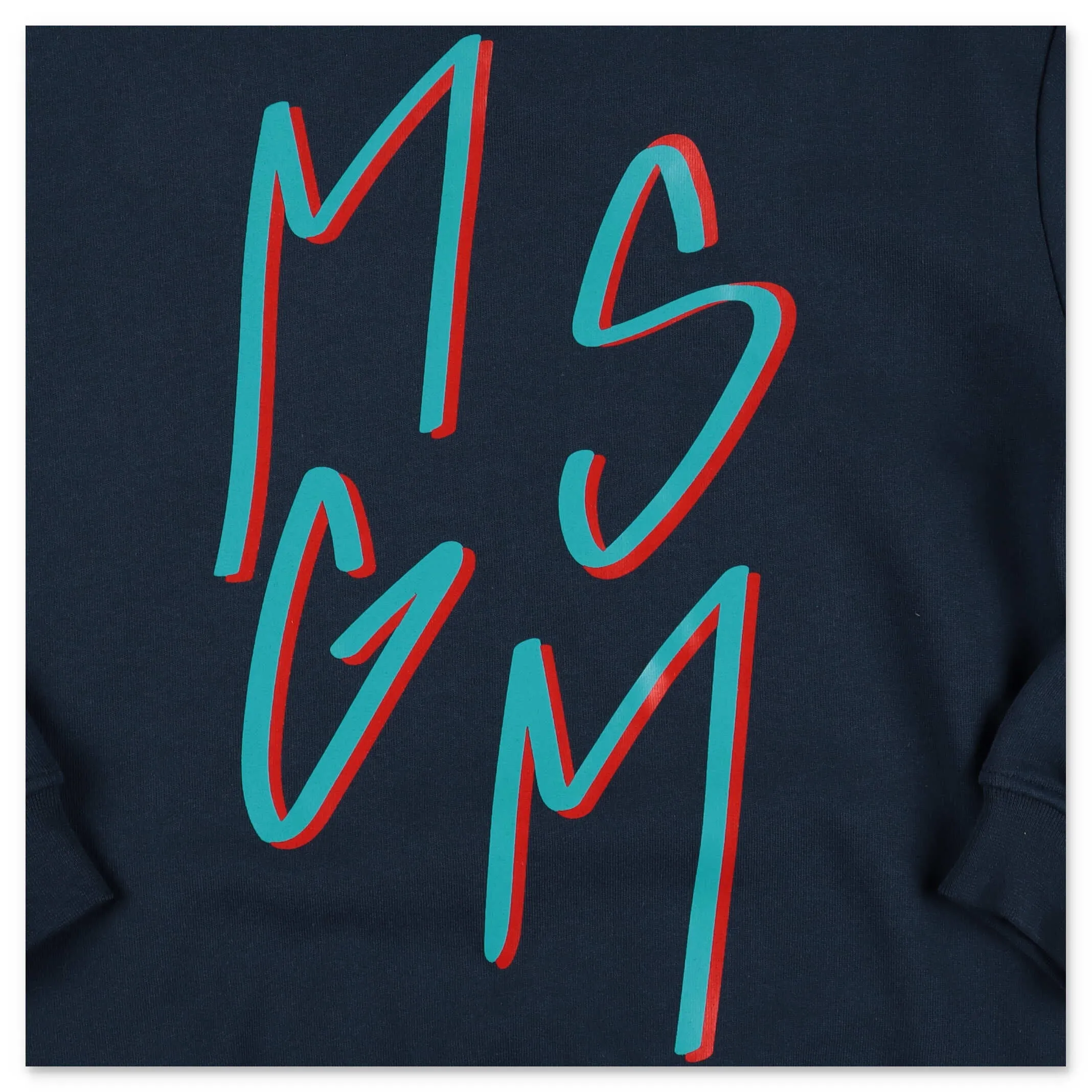 MSGM Kids Logo Print Crewneck Sweatshirt