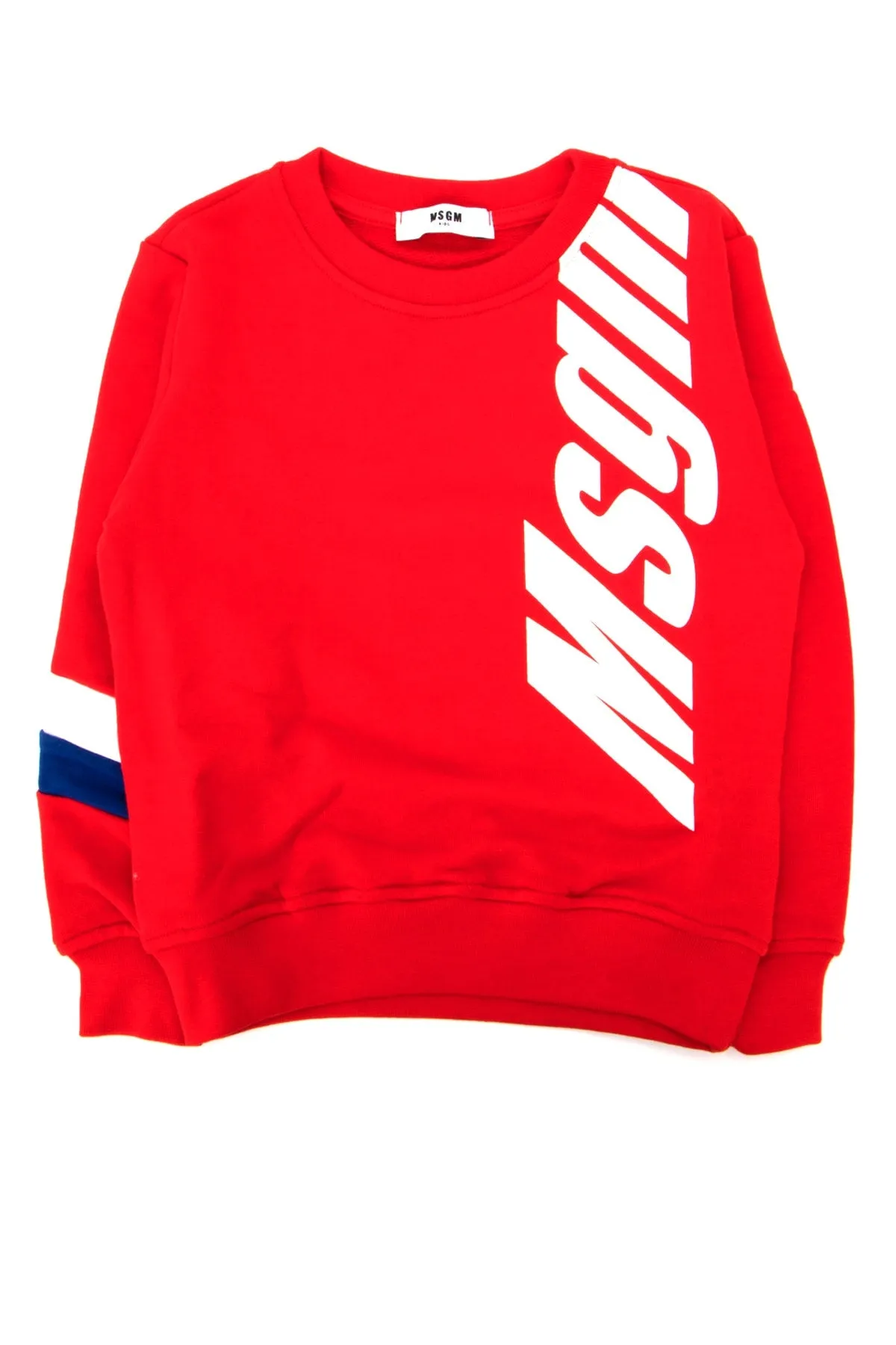 MSGM Kids Logo Print Crewneck Sweatshirt